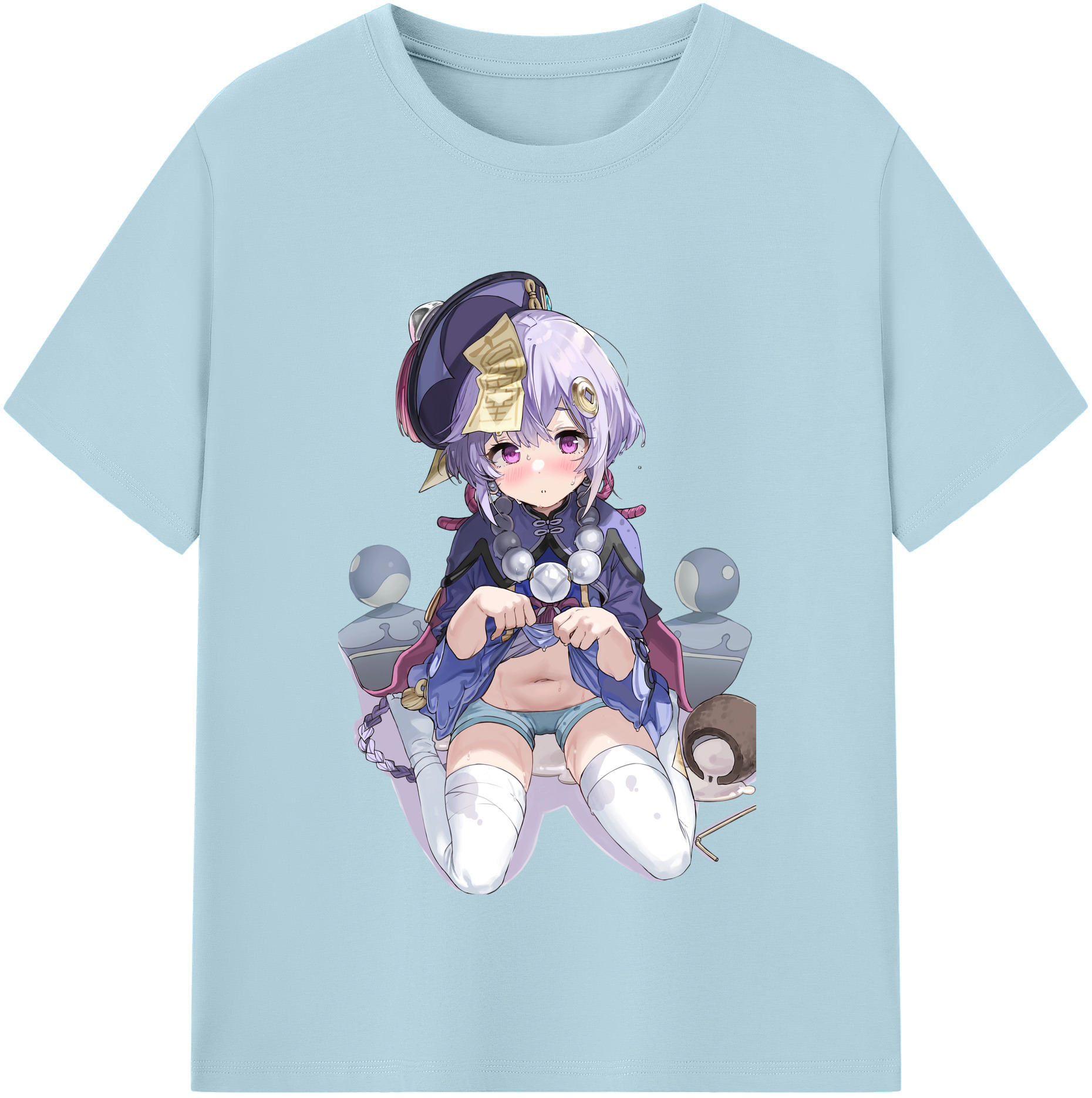 げんし神 七七 なな  genshin Nana 綿100％半袖Tシャツ（フロントプリント）